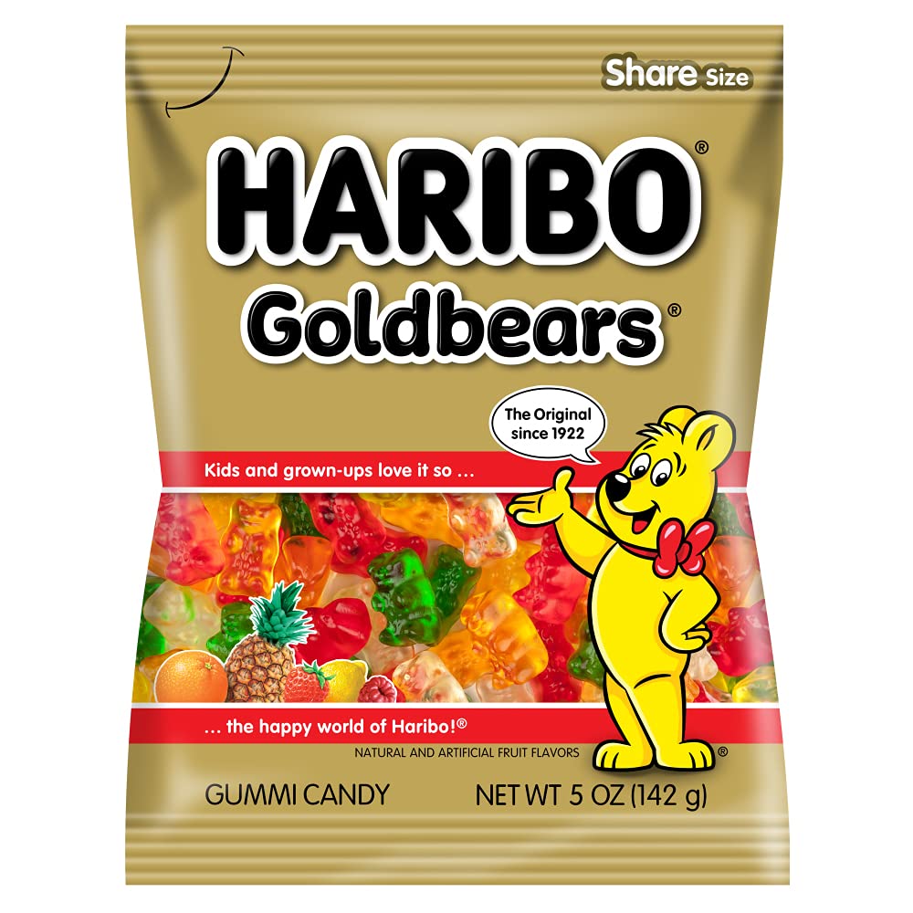 Haribo Goldbear Gummy Bear Candy 140gm