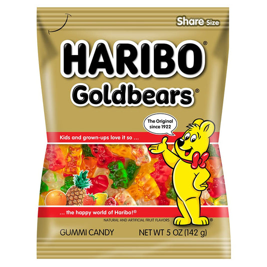 Haribo Goldbear Gummy Bear Candy 140gm