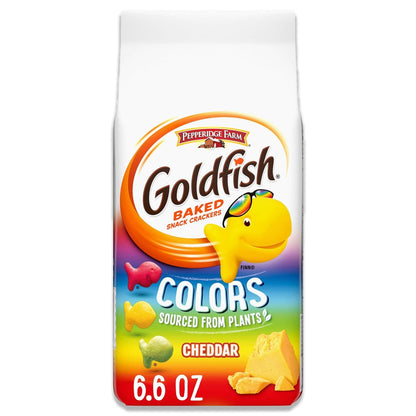 Pepperidge Farm Goldfish Baked Crackers Cheddar Colours 187gm