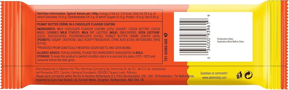 Reese Peanut Butter Cup-3 Cups