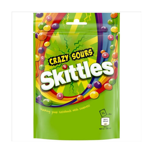 Skittles Crazy Sours Candy 136gm Imported From UK - Nosh Products