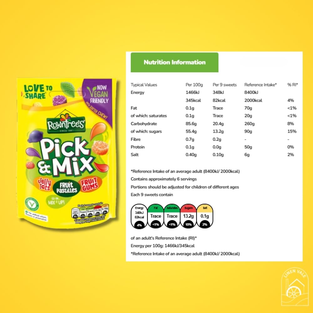 Rowntrees Pick N Mix Candy 120gm
