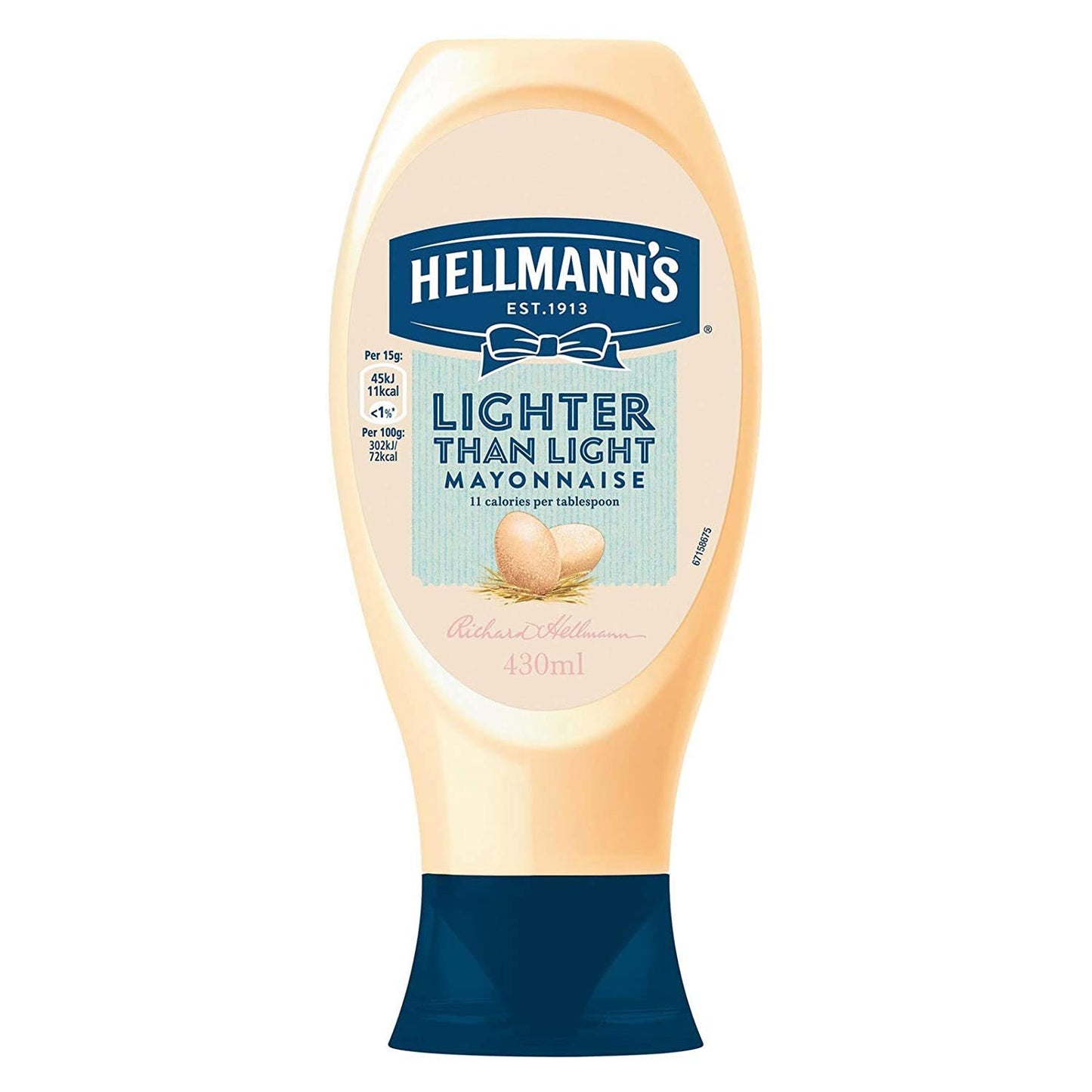 Hellmann's Lighter Than Light Mayonnaise 430ml