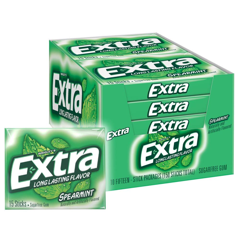 Extra Gum Spearmint Chewing Gum