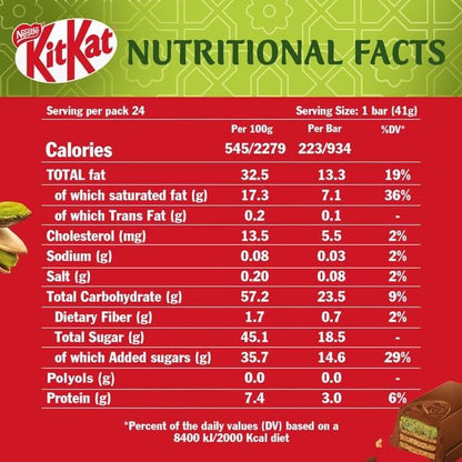 Kit Kat Chunky Pistachio Kunafa (Pack of 24) - Nosh Products