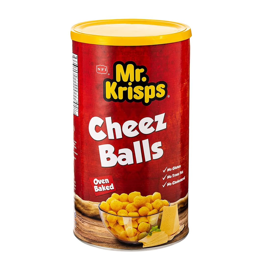 Mr Krisps Cheese Balls Cannister 80gm - Nosh Products
