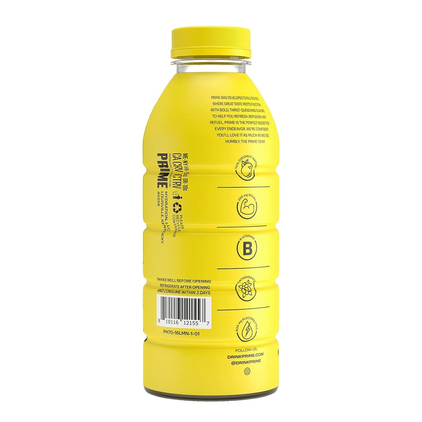 Prime Hydration Lemonade 500ml