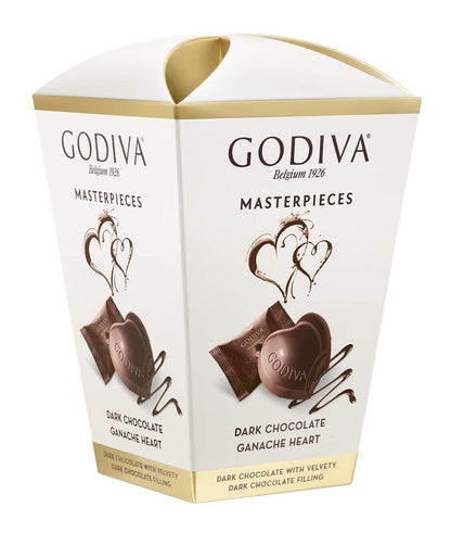 Godiva Masterpiece Dark Chocolate Ganache Heart Gift Box 117gm - Nosh Products