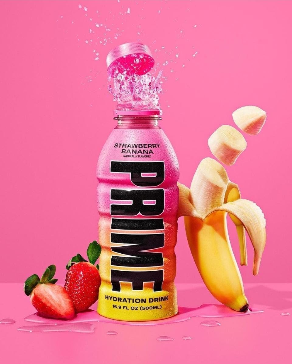 Prime Hydration Strawberry Banana 500ml