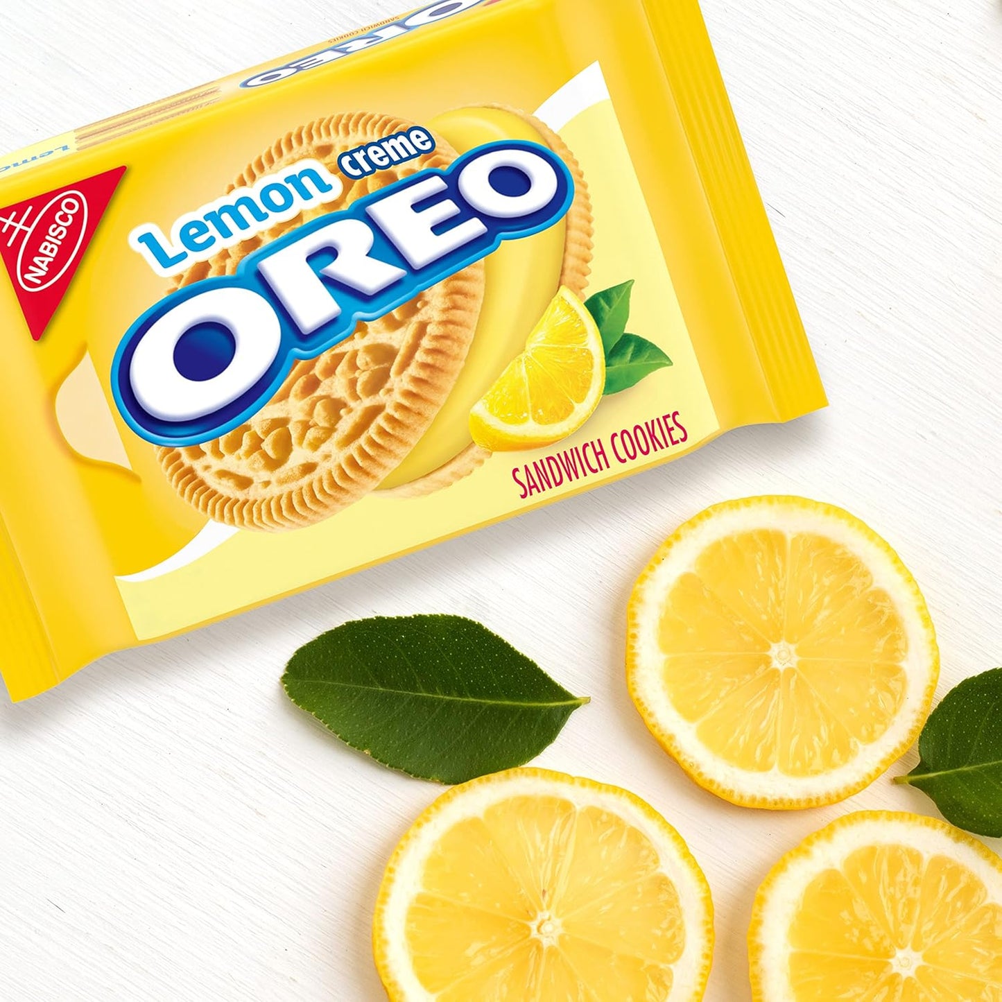 Oreo Biscuits Lemon Flavour 482gm