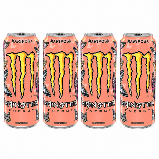 Monster Energy Drink Mariposa 500ml (Pack of 4) Imported From UK