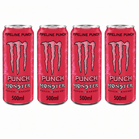 Monster Energy Drink Pipeline Punch 500ml (Pack of 4) Imported From UK