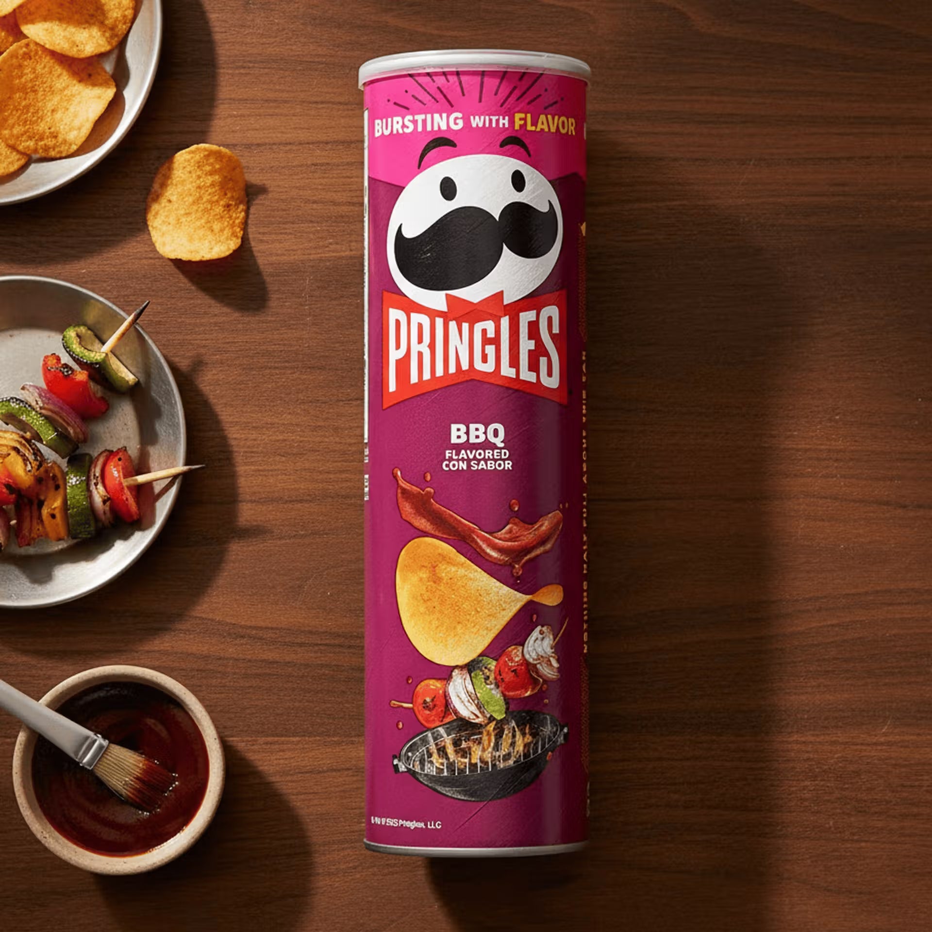 Pringles Barbeque Chips 158gm - Nosh Products