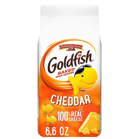 Pepperidge Farm Goldfish Baked Crackers Cheddar 187gm - Nosh Products