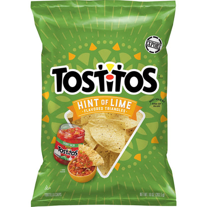 Tostitos Hint Of Lime Nachos 368gm - Nosh Products