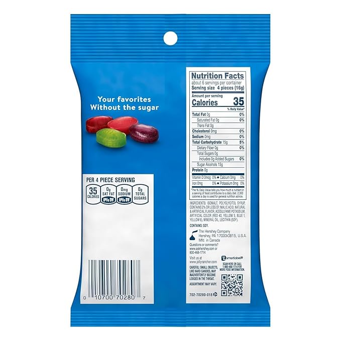 Jolly Rancher Sugar Free 104gm