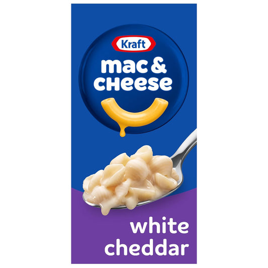 Kraft Macaroni And Cheese White Cheddar Dinner Box 206gm - Nosh Products