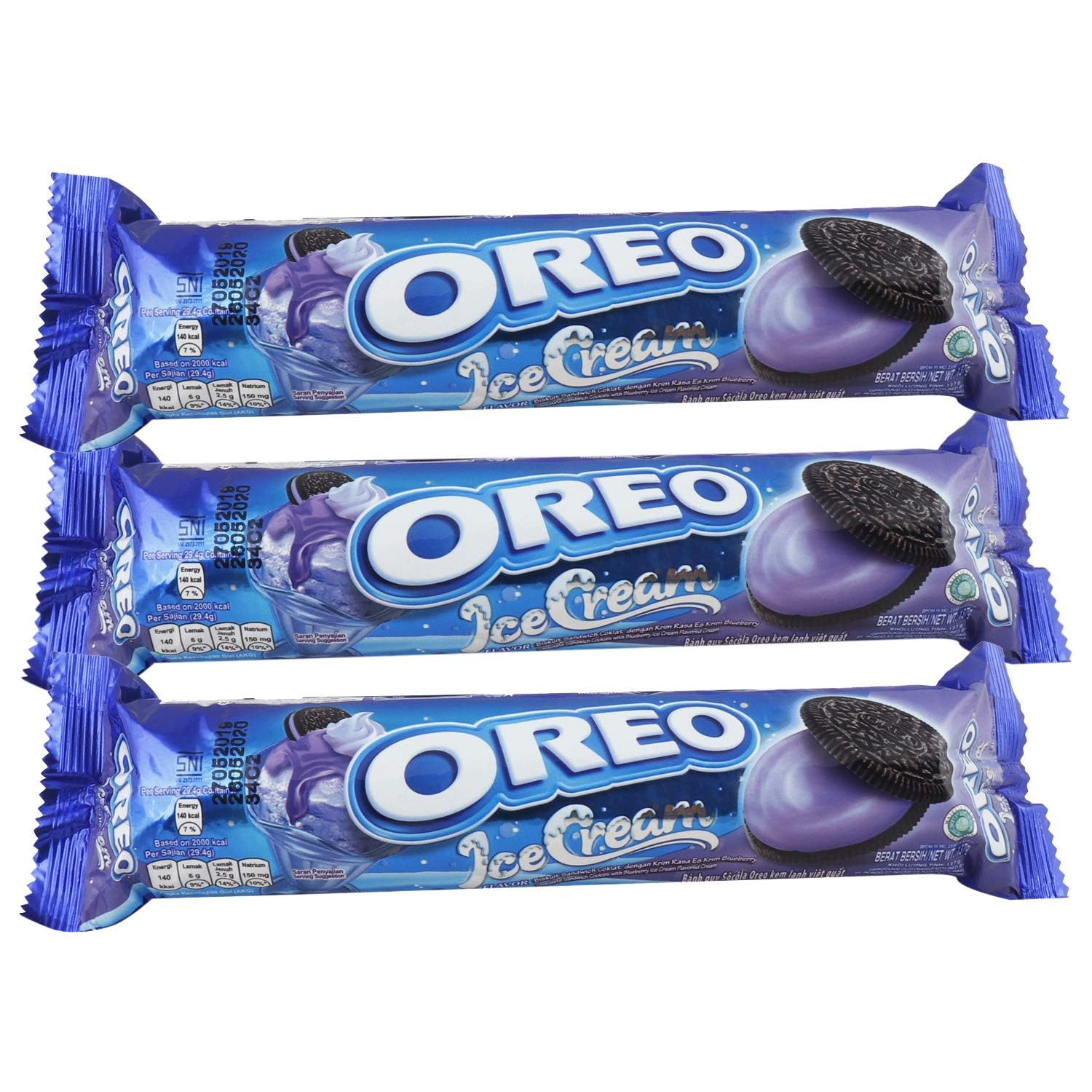 Oreo Blueberry Icecream Cookie 133gm - Nosh Products