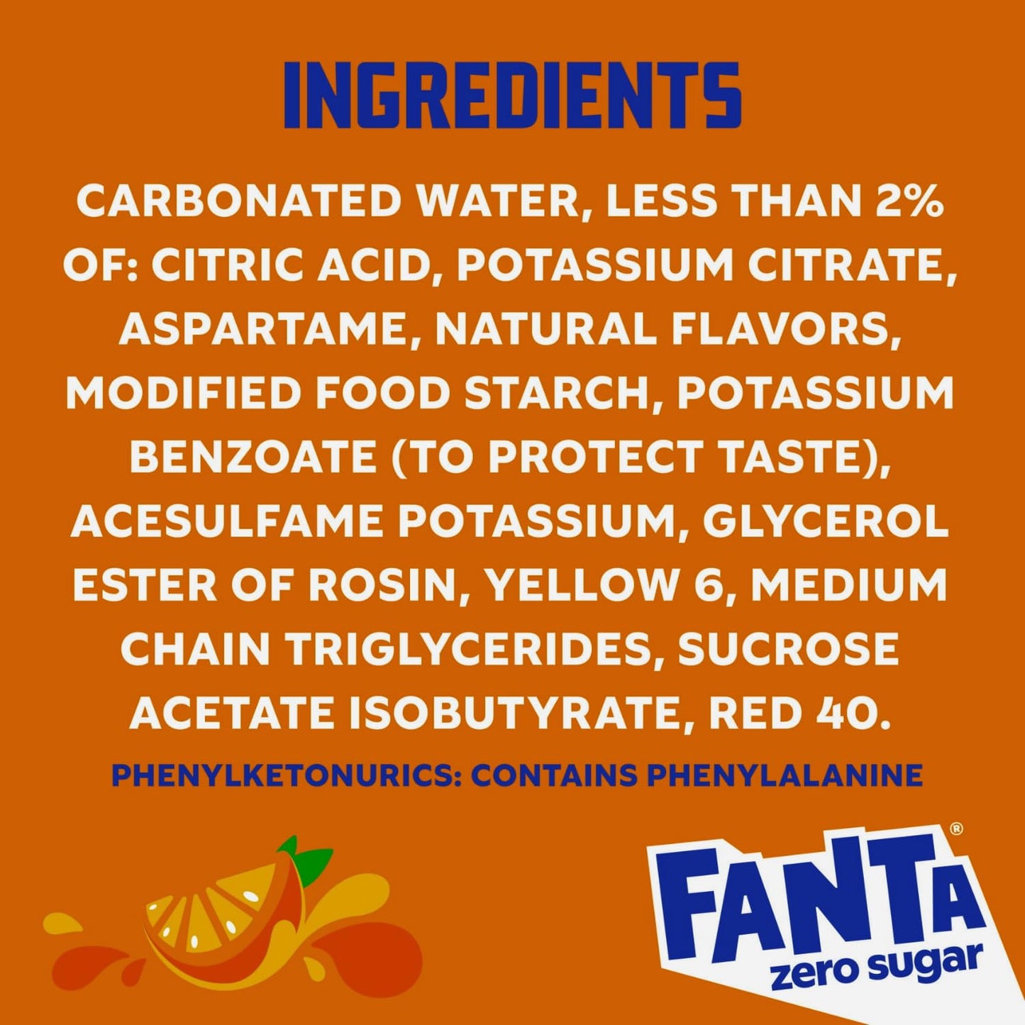 Fanta Orange Sugar Free 330ml