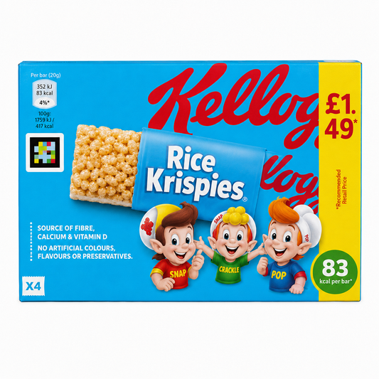 Kellogg's Rice Krispies Bar 150gm Imported From UK - Nosh Products