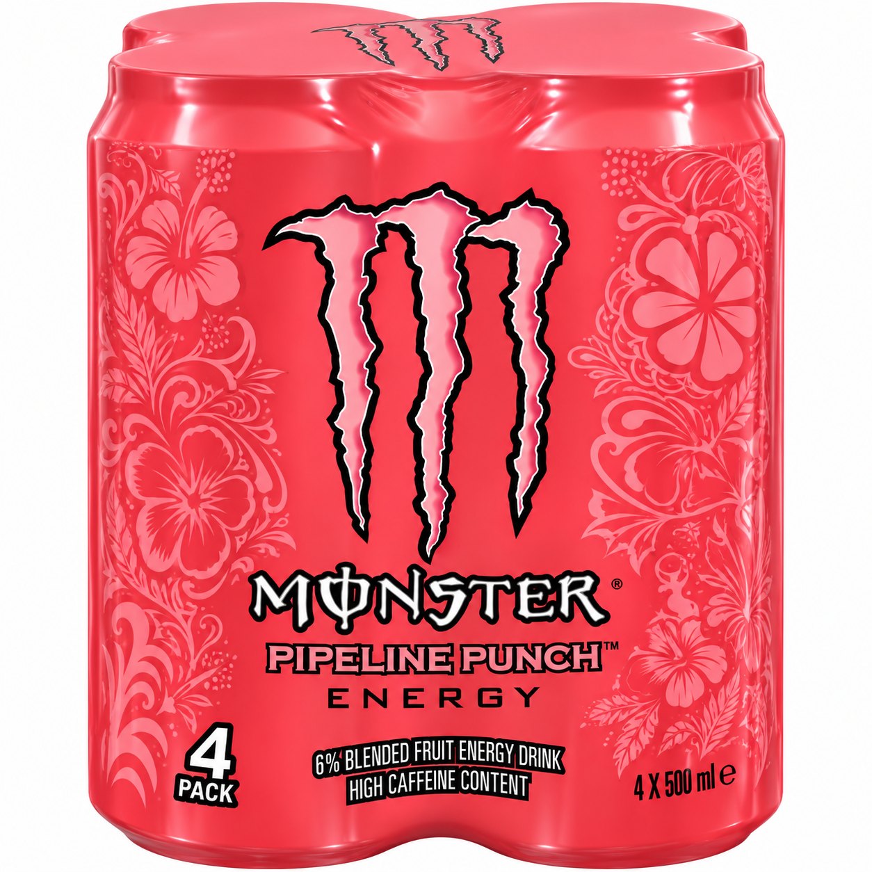 Monster Energy Drink Pipeline Punch 500ml (Pack of 4) Imported From UK
