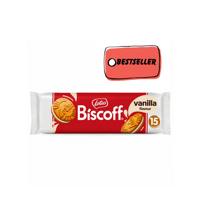 Lotus Biscoff Biscuit With Vanilla Cream 150gm Imported From Belgium