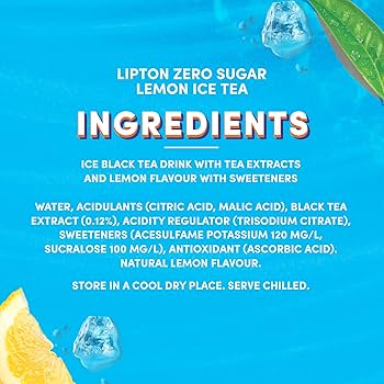 Lipton Iced Tea Lemon Zero Sugar 330ml
