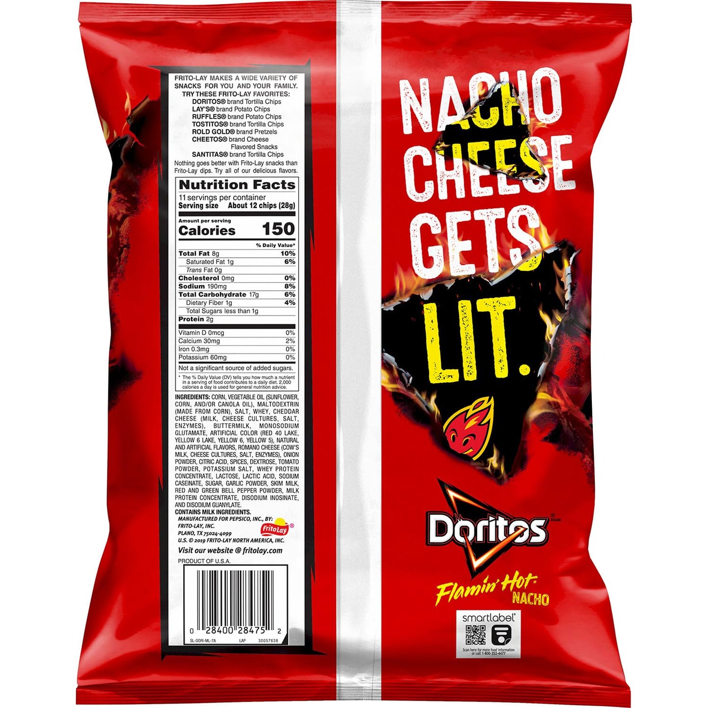 Doritos Flaming Hot Nachos 311gm