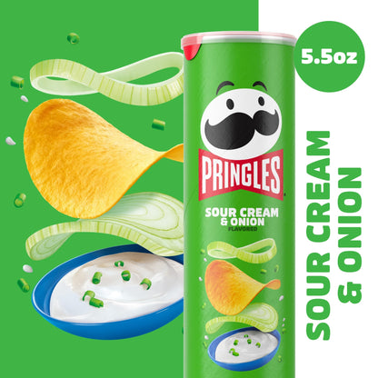 Pringles Sour Cream And Onion Chips 158gm - Nosh Products
