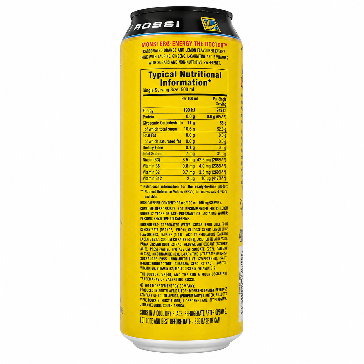 Monster Energy Drink The Doctor VR46 500ml (Pack of 4) Imported From UK