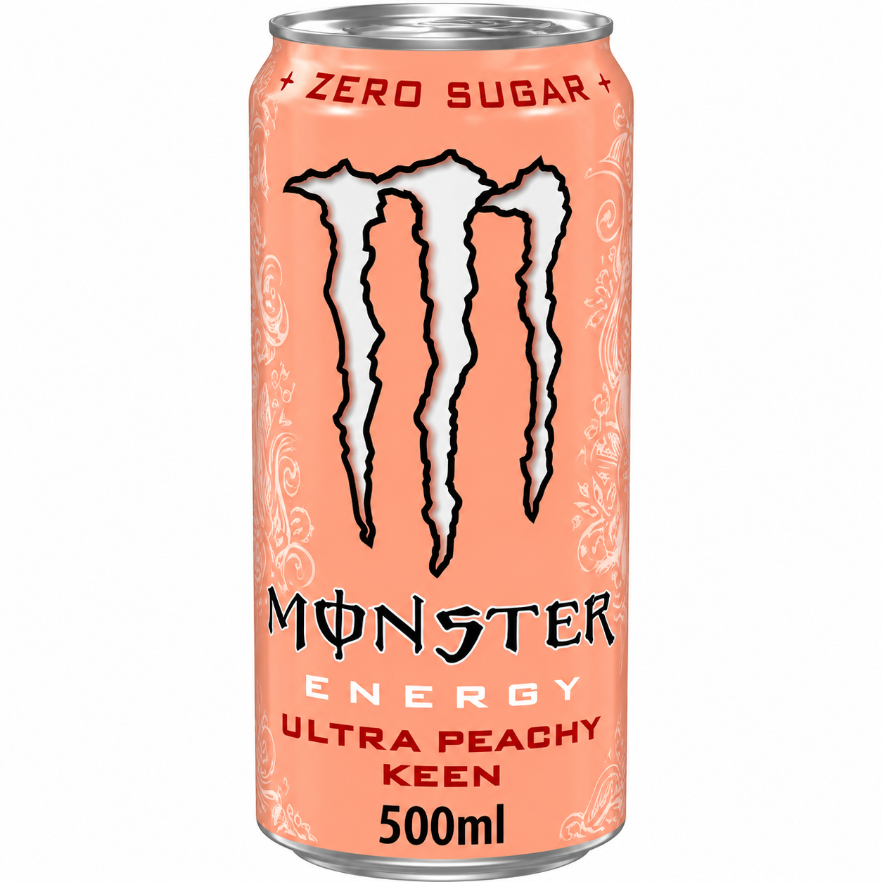 Monster Energy Drink Ultra Peachy Keen Zero Sugar 500ml (Pack of 4) Imported From UK