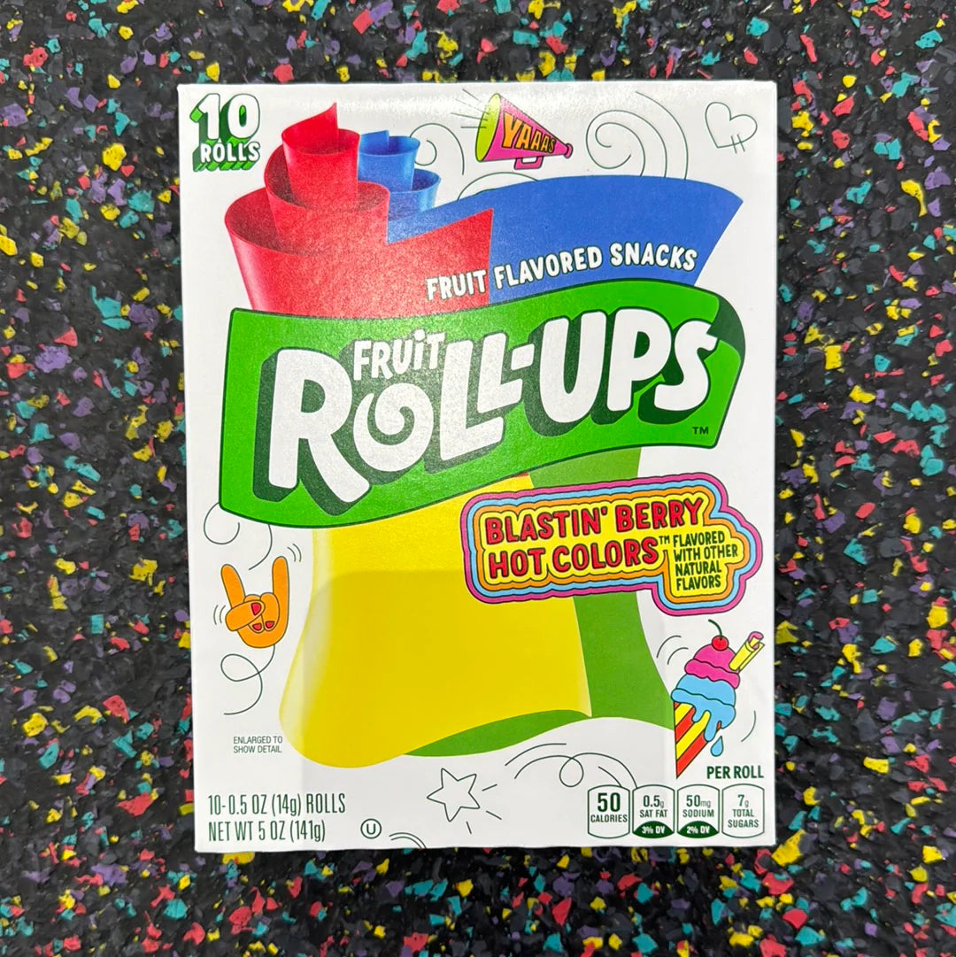 Fruit Roll Ups Blastin Berry Candy 141gm