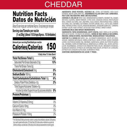 Pringles Cheddar Cheese Chips 158gm