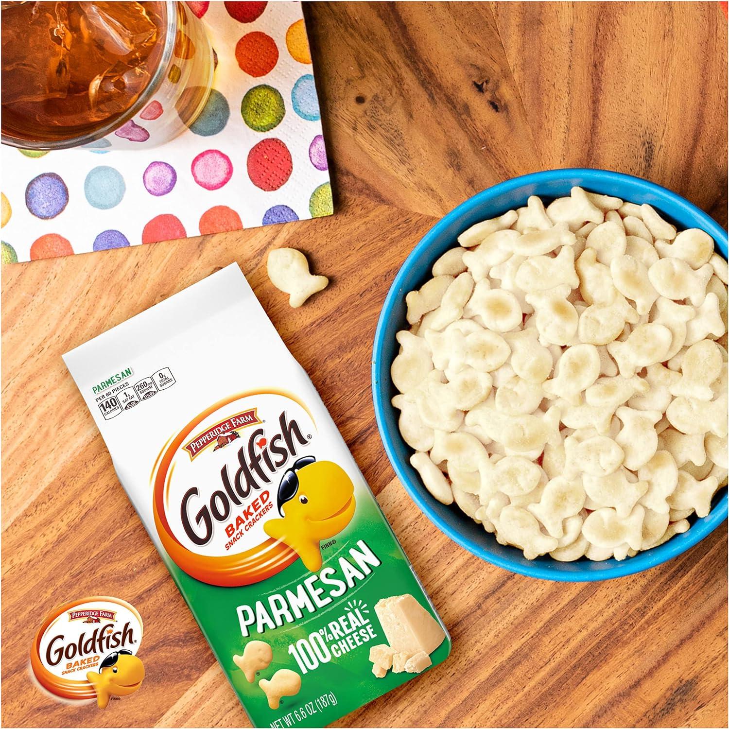 Pepperidge Farm Goldfish Baked Crackers Parmesan 187gm - Nosh Products