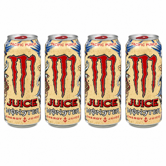 Monster Energy Drink Pacific Punch 500ml (Pack of 4) Imported From UK