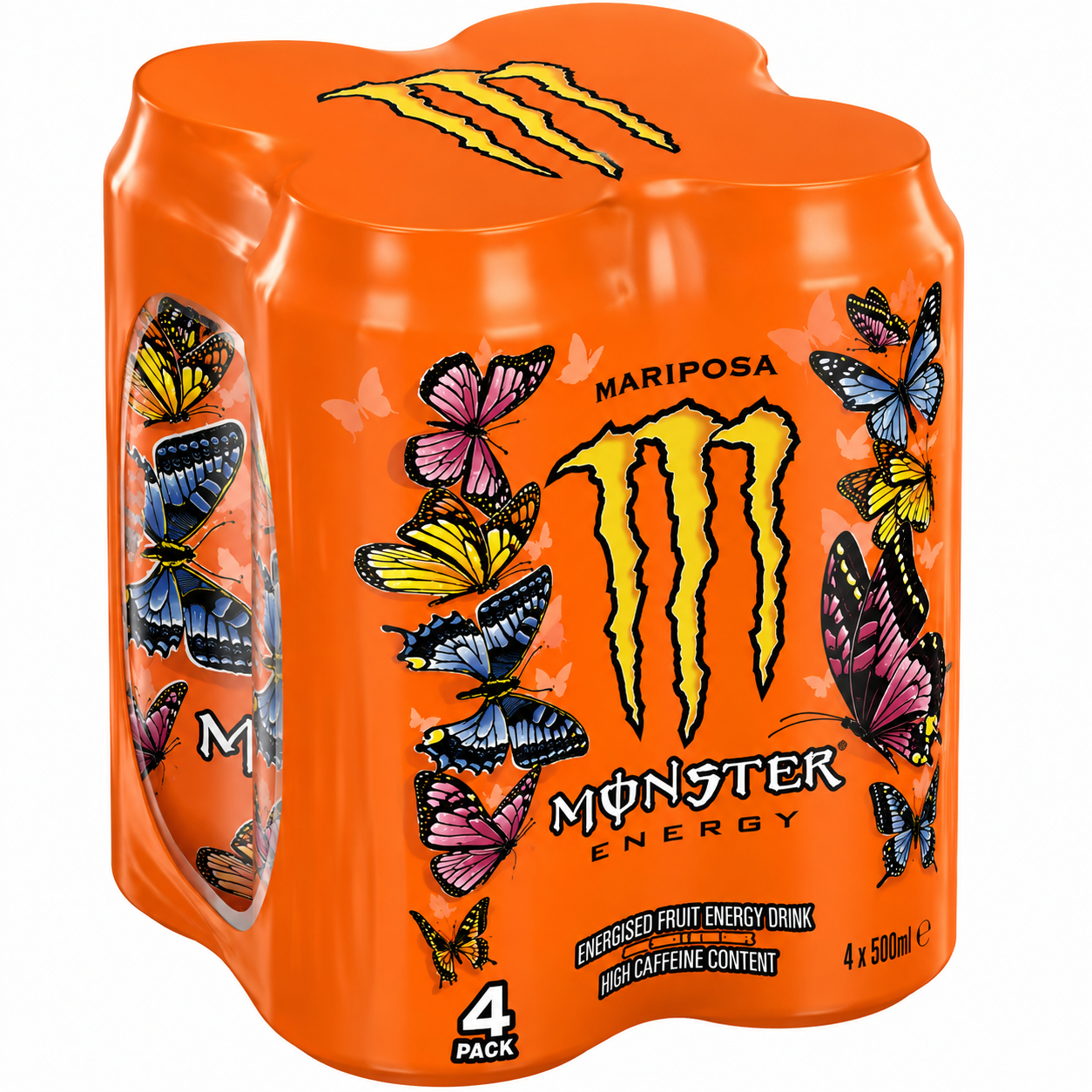 Monster Energy Drink Mariposa 500ml (Pack of 4) Imported From UK