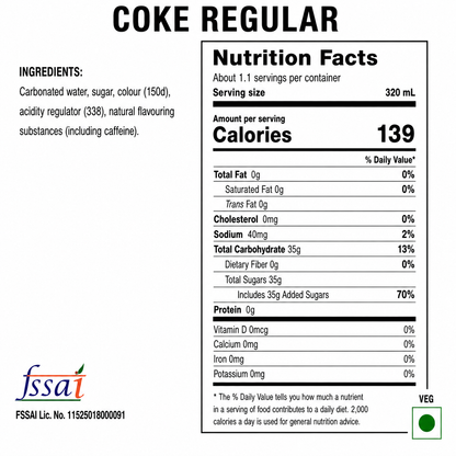 Coke Original 330ml Global Import - Nosh Products