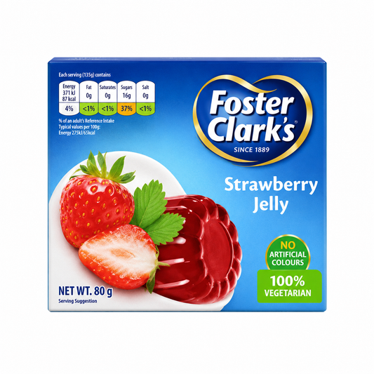 Foster Clark Jelly Strawberry 80gm Imported From UK