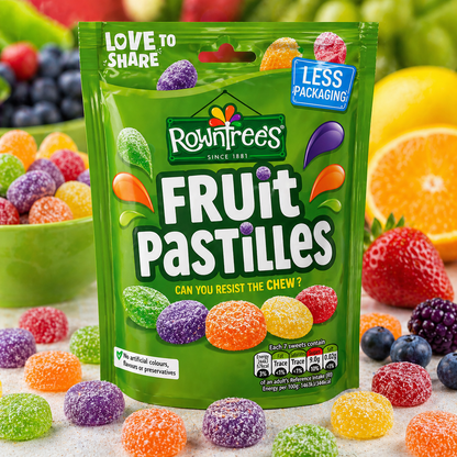 Rowntrees Fruit Pastilles Candy 120gm