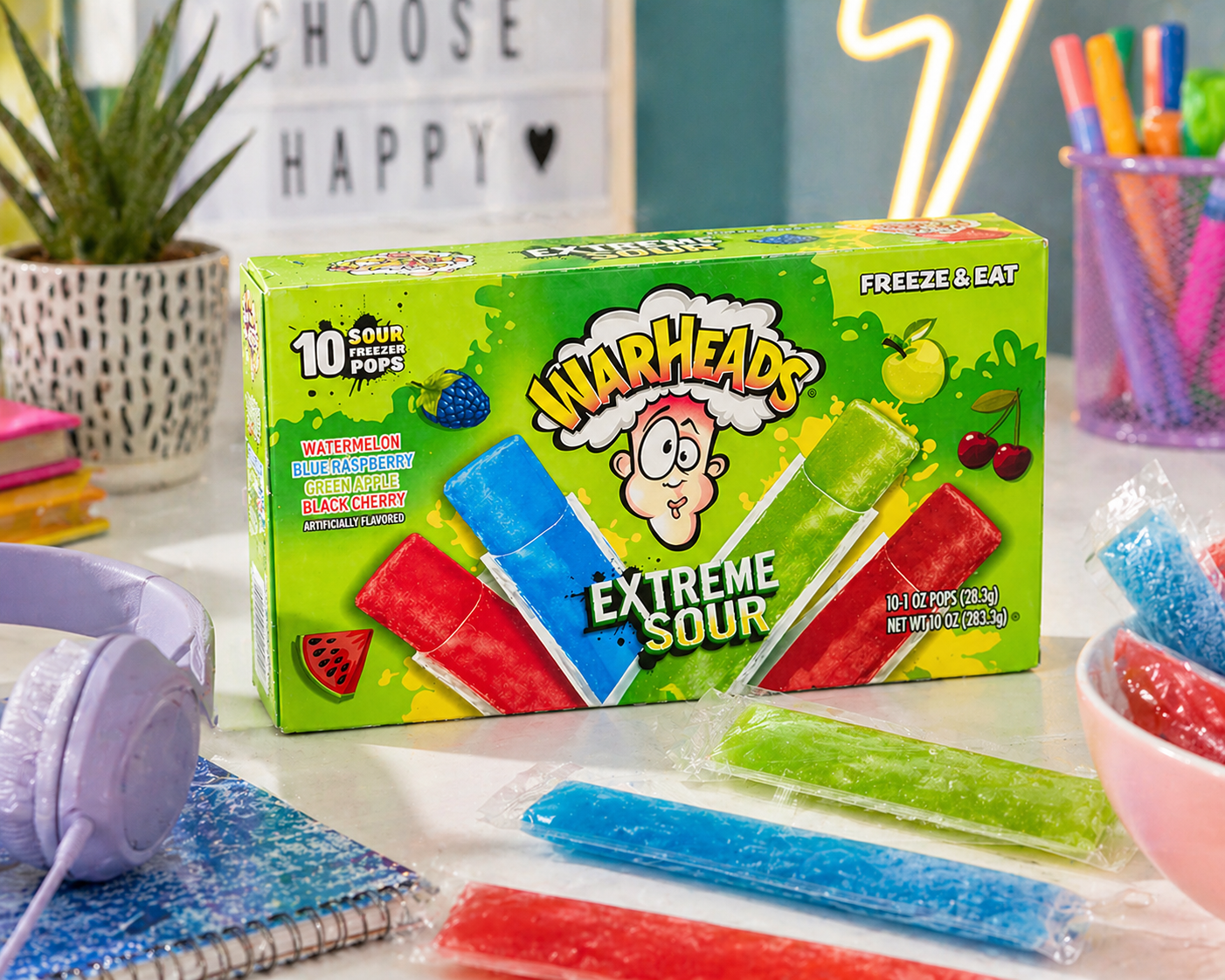 Warhead Freezer Pop (10 Pieces) - Nosh Products