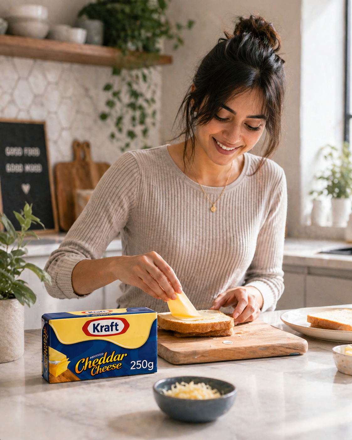 Kraft Cheddar Cheese Block 250gm - Nosh Products