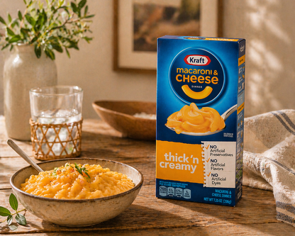 Kraft Macaroni And Cheese Thick And Creamy Dinner Box 206gm - Nosh Products