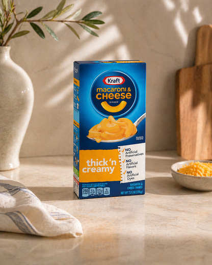 Kraft Macaroni And Cheese Thick And Creamy Dinner Box 206gm - Nosh Products