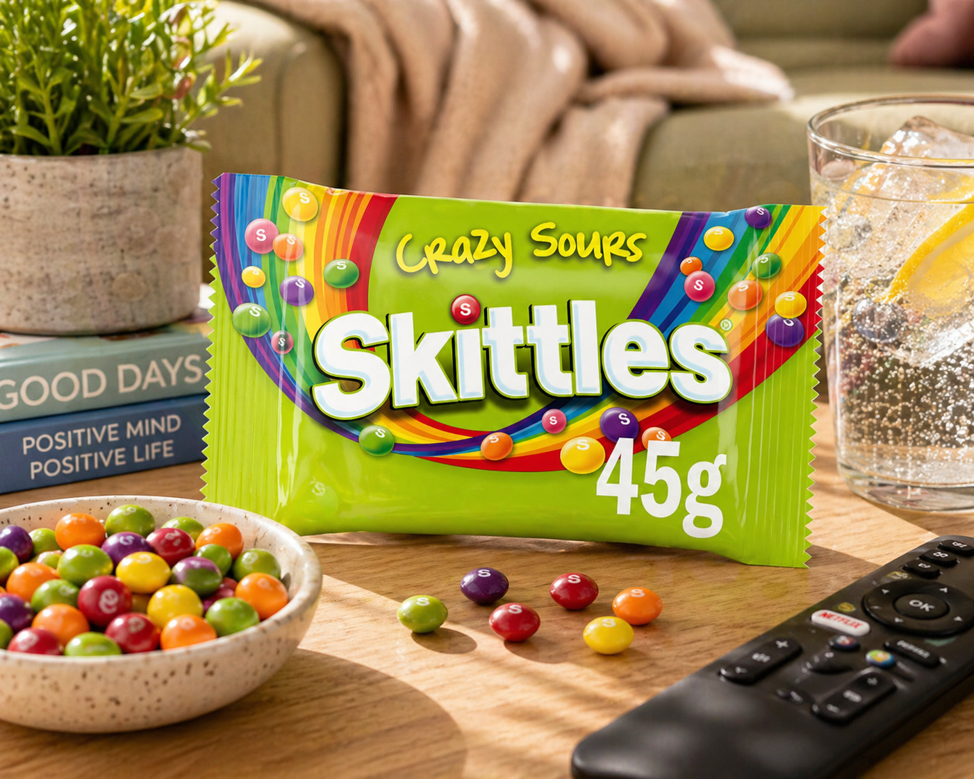 Skittles Sours Candy 45gm - Nosh Products