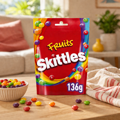 Skittles Fruits Candy 136gm - Nosh Products