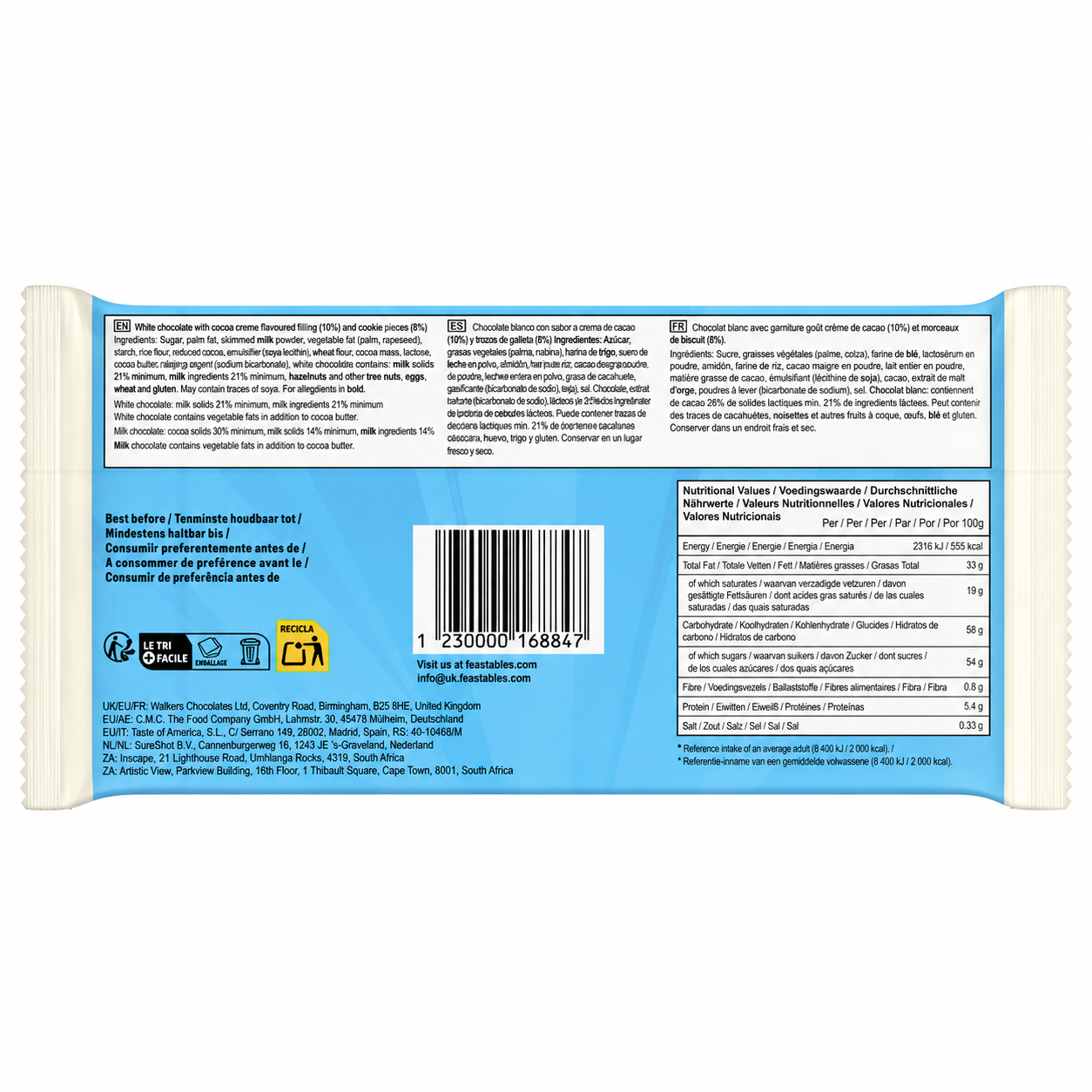 Feastable Cookie Creme 60gm Imported From USA