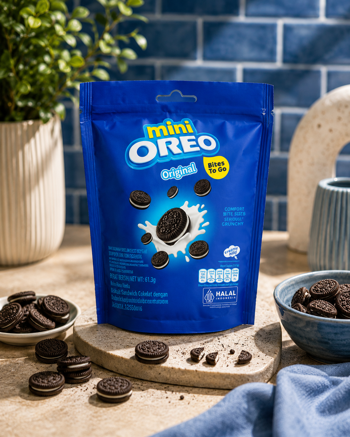 Oreo Mini Cookies Vanilla Cup 61.3gm Imported From Asia - Nosh Products