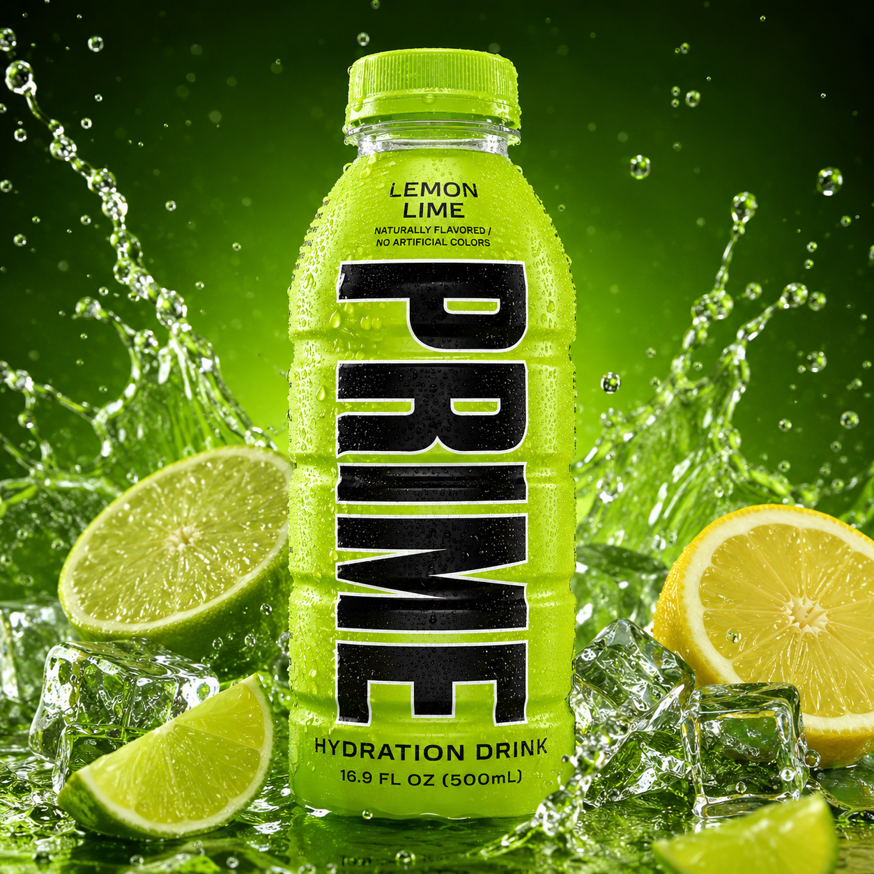 Prime Hydration Lemon Lime Drink 500ml Imported From USA - Nosh Products