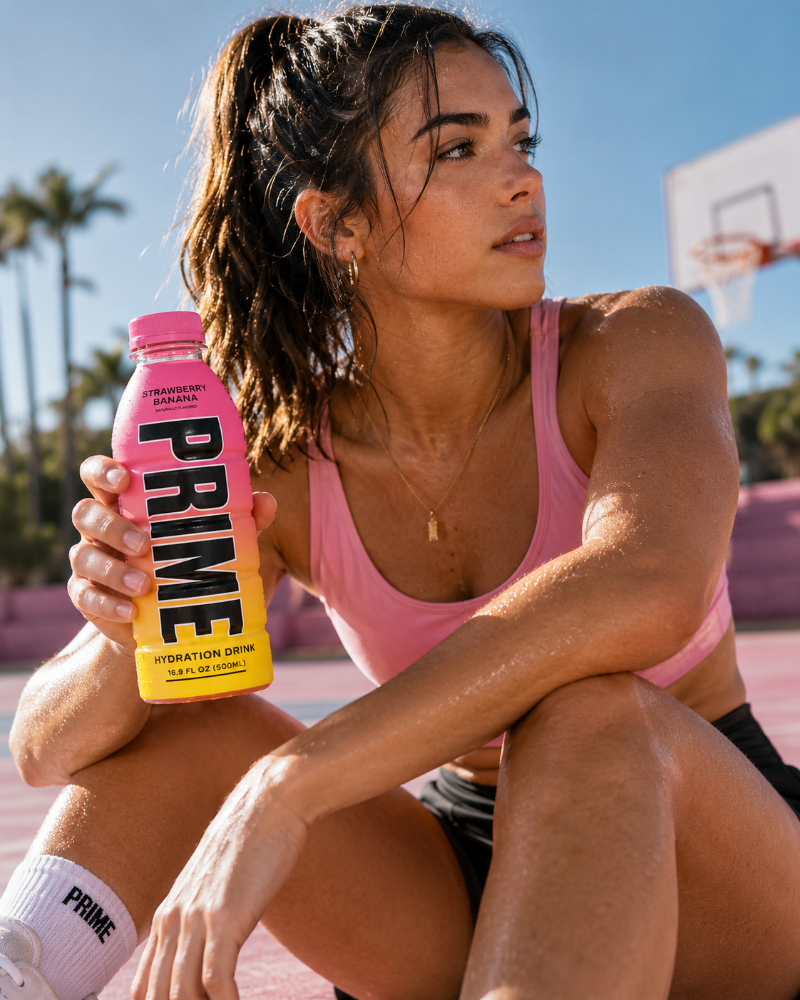 Prime Hydration Strawberry Banana 500ml Imported From USA - Nosh Products