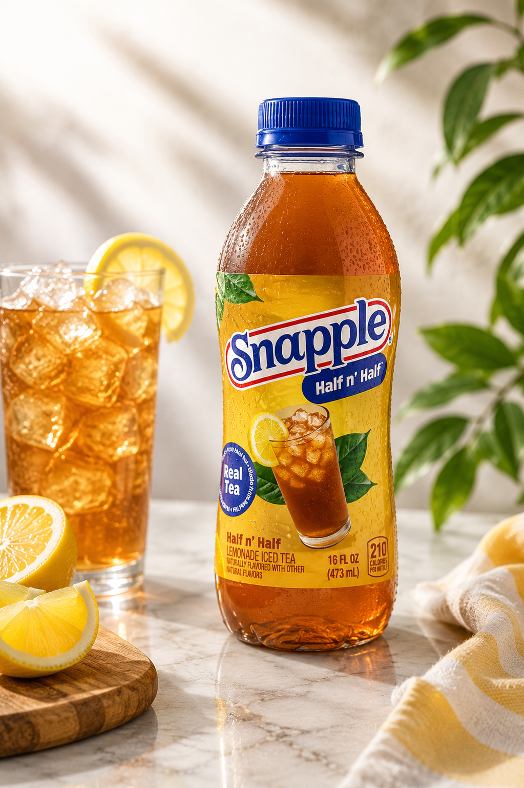 Snapple Half And Half Lemonade Iced Tea 473ml Imported From USA - Nosh Products